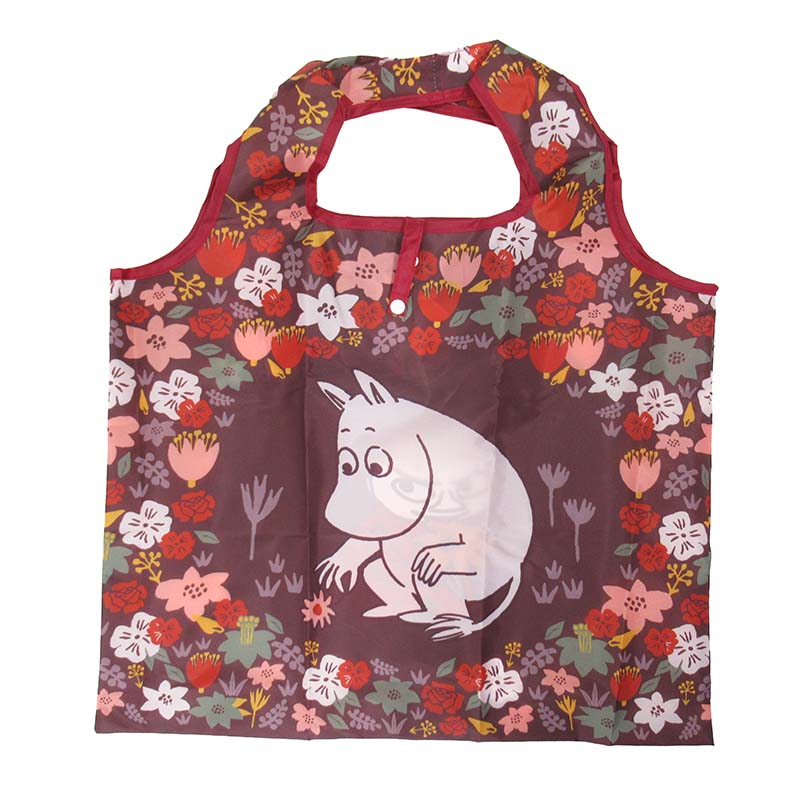 MOOMIN  ショッピングバッグ / お花ブラウン